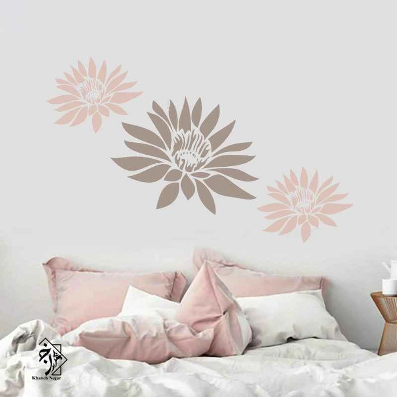 شابلون دیواری گل کد 634