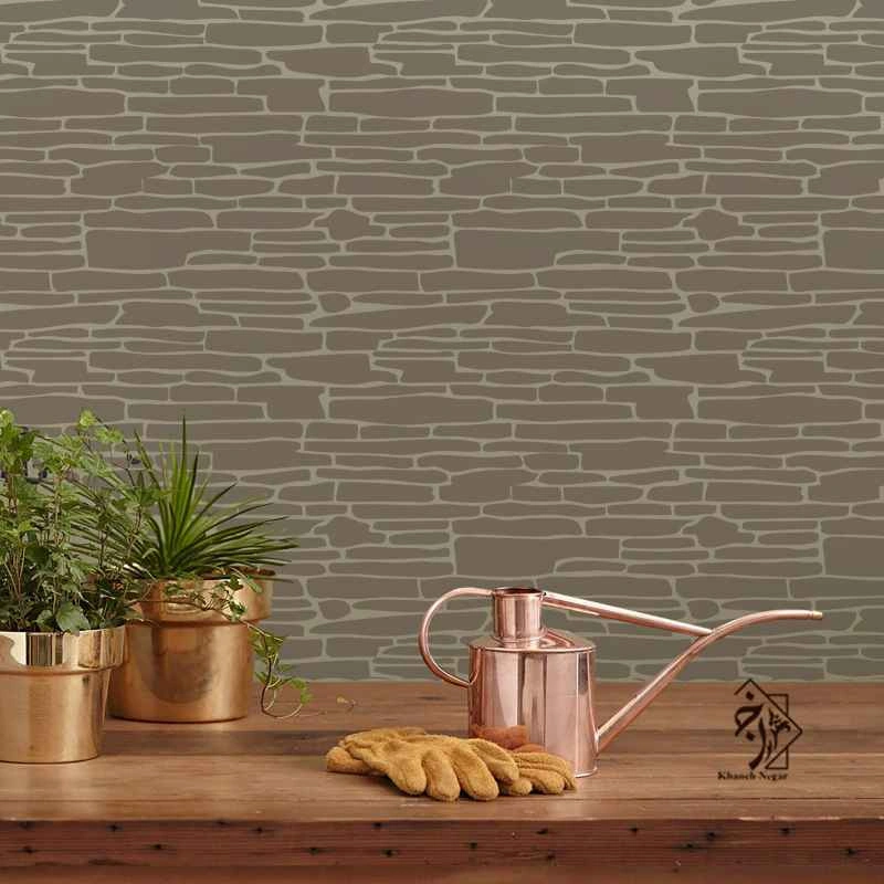 شابلون دیواری آجر کد 820