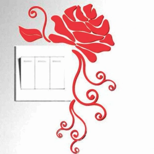 شابلون دیواری حاشیه دور کلیدی کد 213