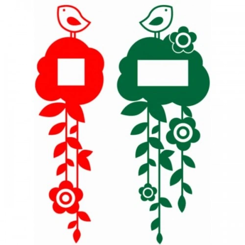 شابلون دیواری حاشیه دور کلیدی کد 223