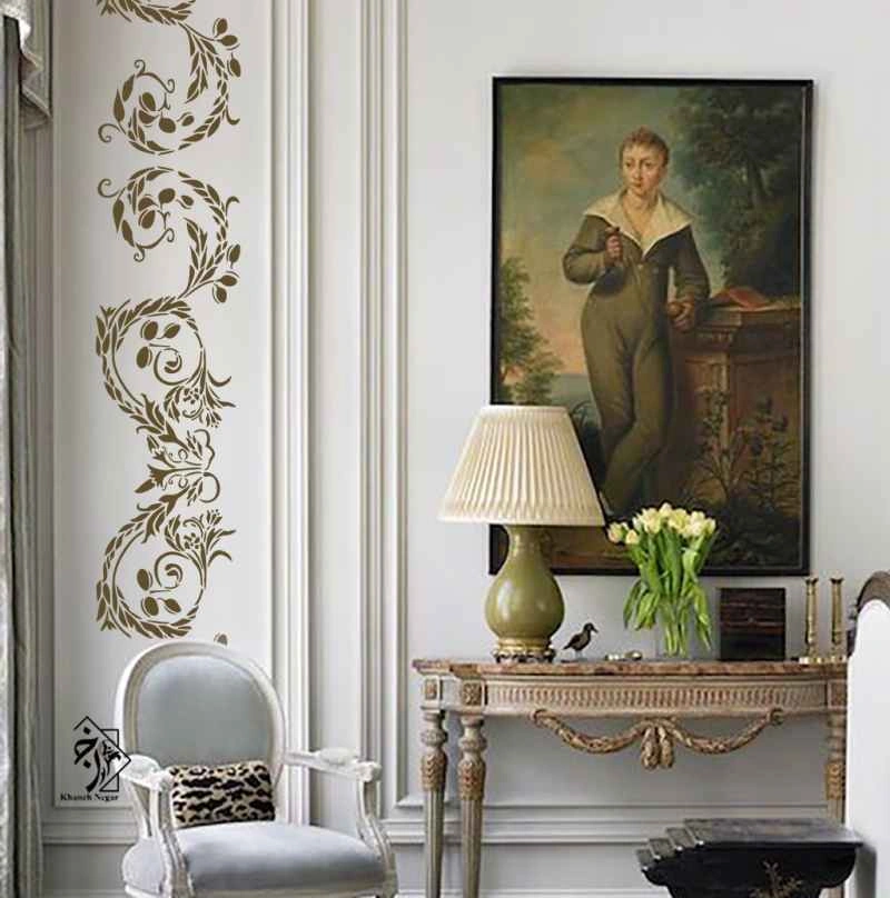 شابلون دیواری حاشیه کد 258