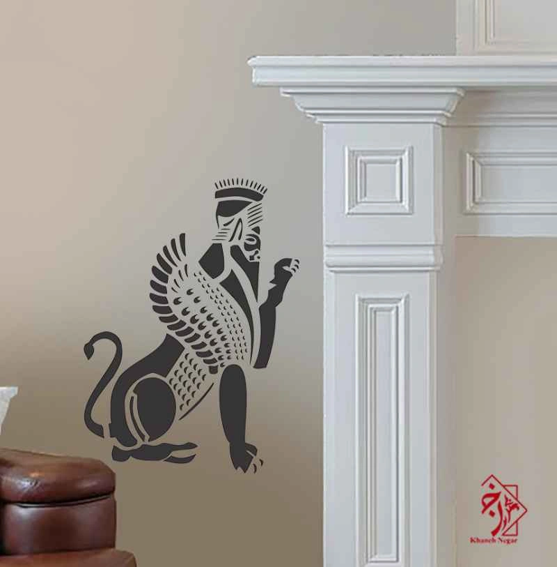 شابلون دیواری شیردال کد 512