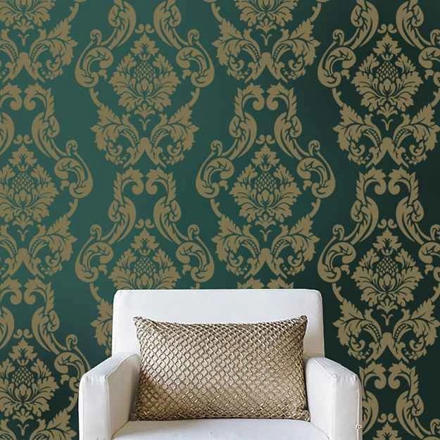 شابلون دیواری داماسک کد 576