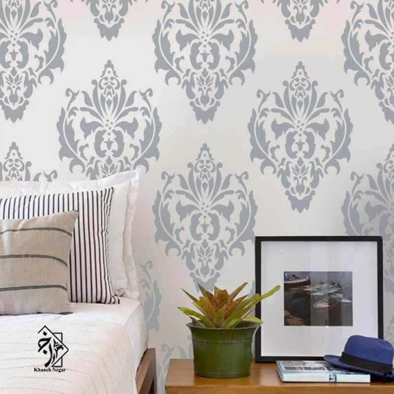شابلون دیواری داماسک کد 506