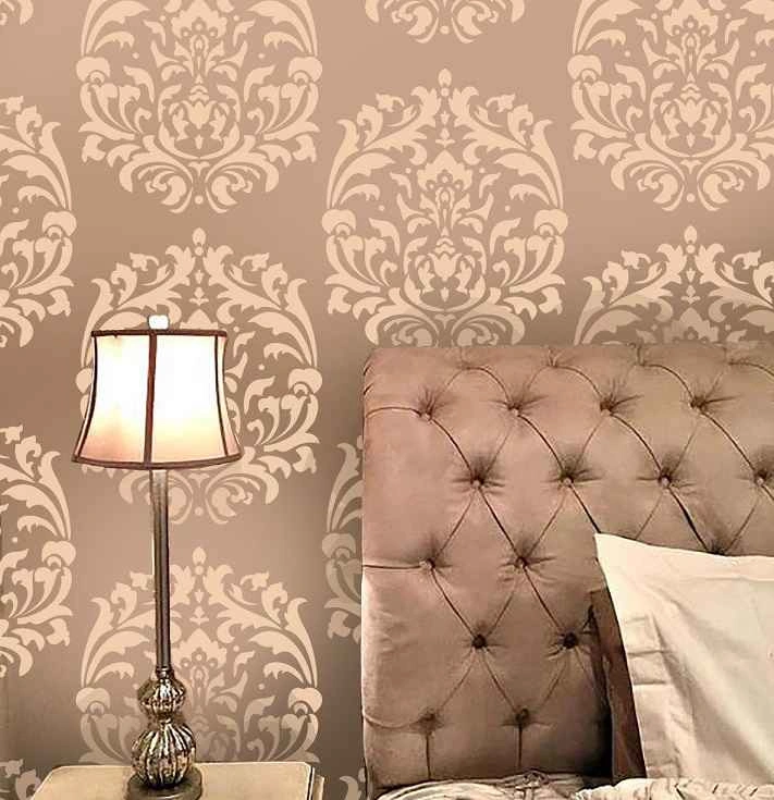 شابلون دیواری داماسک کد 527