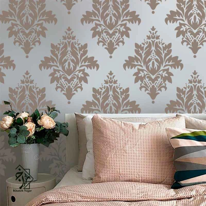 شابلون دیواری داماسک کد 592