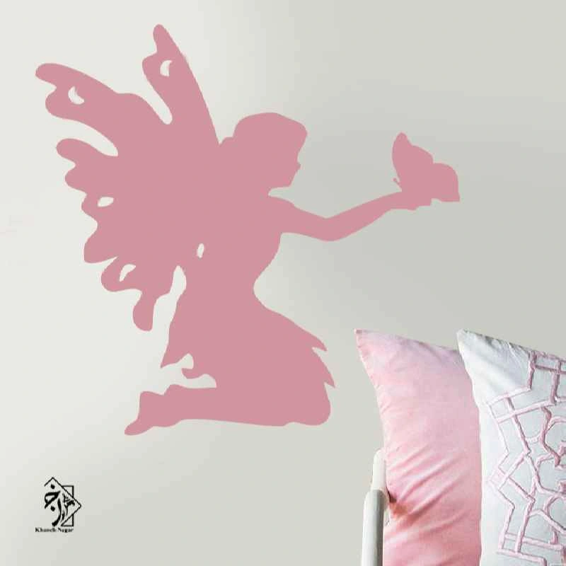 شابلون دیواری فرشته کد 115