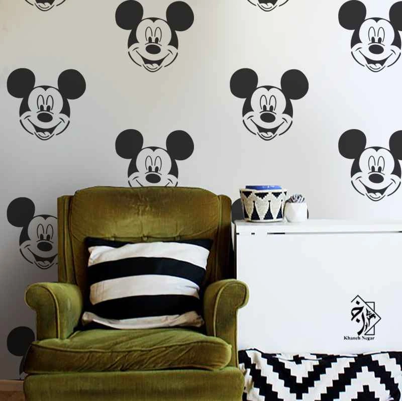 شابلون دیواری میکی موس کد 714