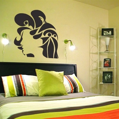 شابلون دیواری نیمرخ کد 101