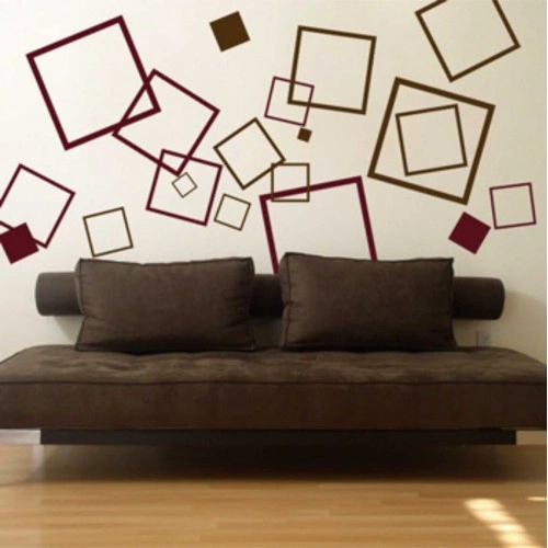 شابلون دیواری مربع کد 801