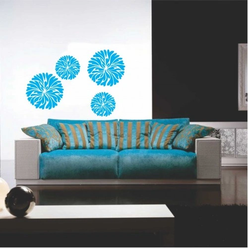 شابلون دیواری گل کد 814