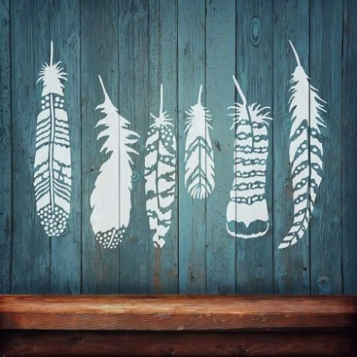 شابلون دیواری پر کد 842