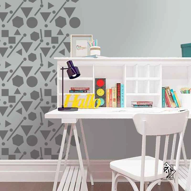 شابلون دیواری مدر  کد 862