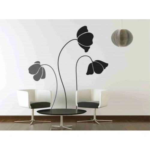 شابلون دیواری گل کد 606