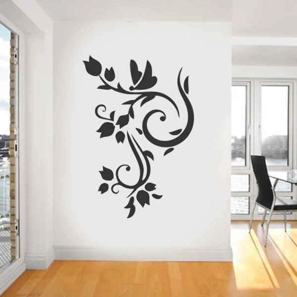 شابلون دیواری گل کد 660