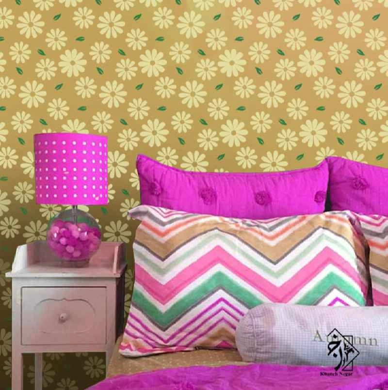 شابلون دیوازی گل کد741