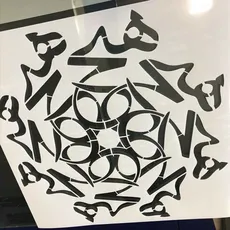 شابلون خط نگاره کد 929