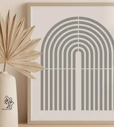 شابلون رنگین کمان کد 139