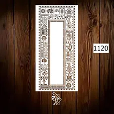 شابلون لیپان آرت کد 1120