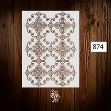 شابلون داماسک کلاسیک کد 874