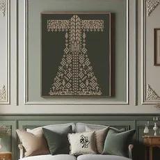 شابلون لباس سنتی کد 1294