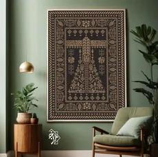 شابلون فرش کد 1296