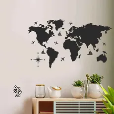 شابلون نقشه جهان کد 1248