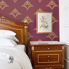 شابلون دیواری داماسک کد 596