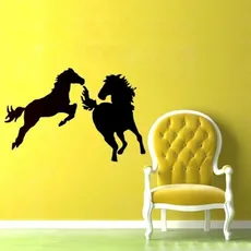 شابلون دیواری اسب کد 323