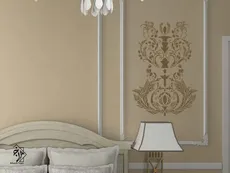 شابلون دیواری کلاسیک کد 599