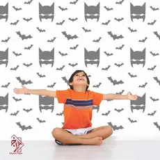 شابلون دیواری بتمن کد 736
