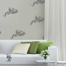 شابلون دیواری پرنده کد 319