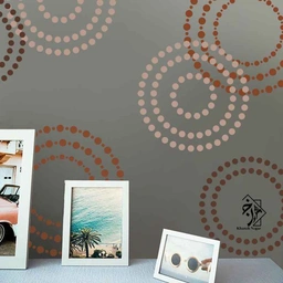 شابلون دیواری دایره کد 810