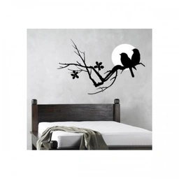 شابلون دیواری شاخه و پرنده کد 307