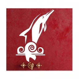 شابلون دیواری دلفین کد 325