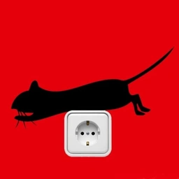 شابلون دیواری حاشیه موش روی کلید کد 320