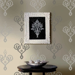 شابلون دیواری داماسک کد 502