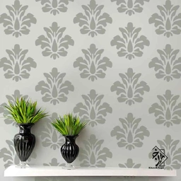 شابلون دیواری داماسک کد 509