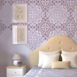 شابلون دیواری داماسک کد 574