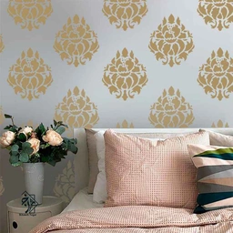 شابلون دیواری داماسک کد 589