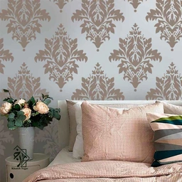 شابلون دیواری داماسک کد 592