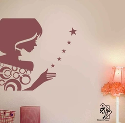 شابلون دیواری نیمرخ کد 110