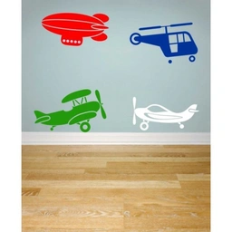 شابلون دیواری هوانوردی کد 706