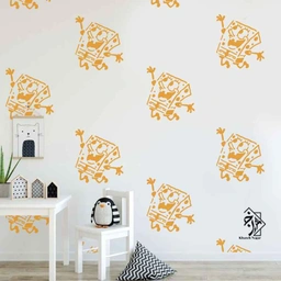 شابلون دیواری باب اسفنجی کد 721