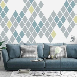 شابلون دیواری مدرن کد 585