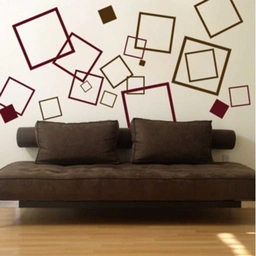 شابلون دیواری مربع کد 801