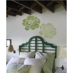 شابلون دیواری گل کد 613