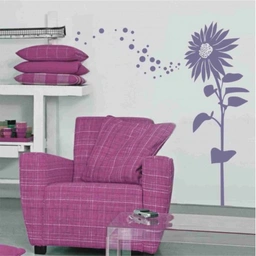 شابلون دیواری گل کد 618