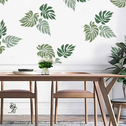 شابلون دیواری برگ کد 638