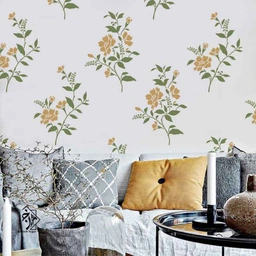 شابلون دیواری شاخه گل کد 644